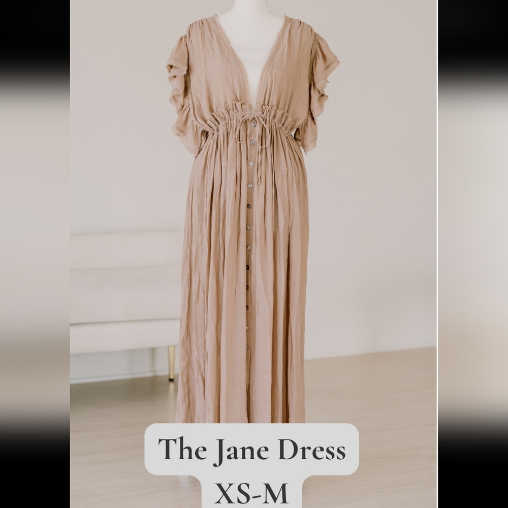 Vici Flawless Muslin Gauze Flowy Adjustable Dress. Size S But Fits xs-m